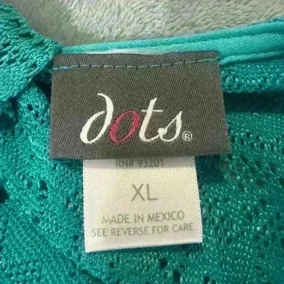 Women’s Green Dots Blouse - Picture 4 of 7